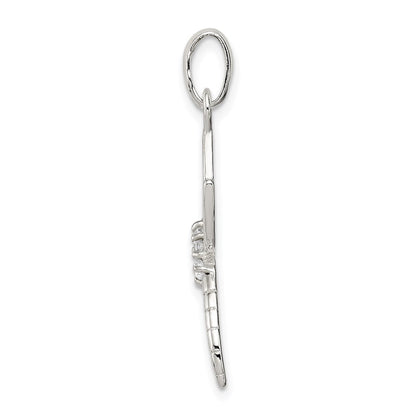 Sterlingsilber mit Zirkonia Libelle Anhänger