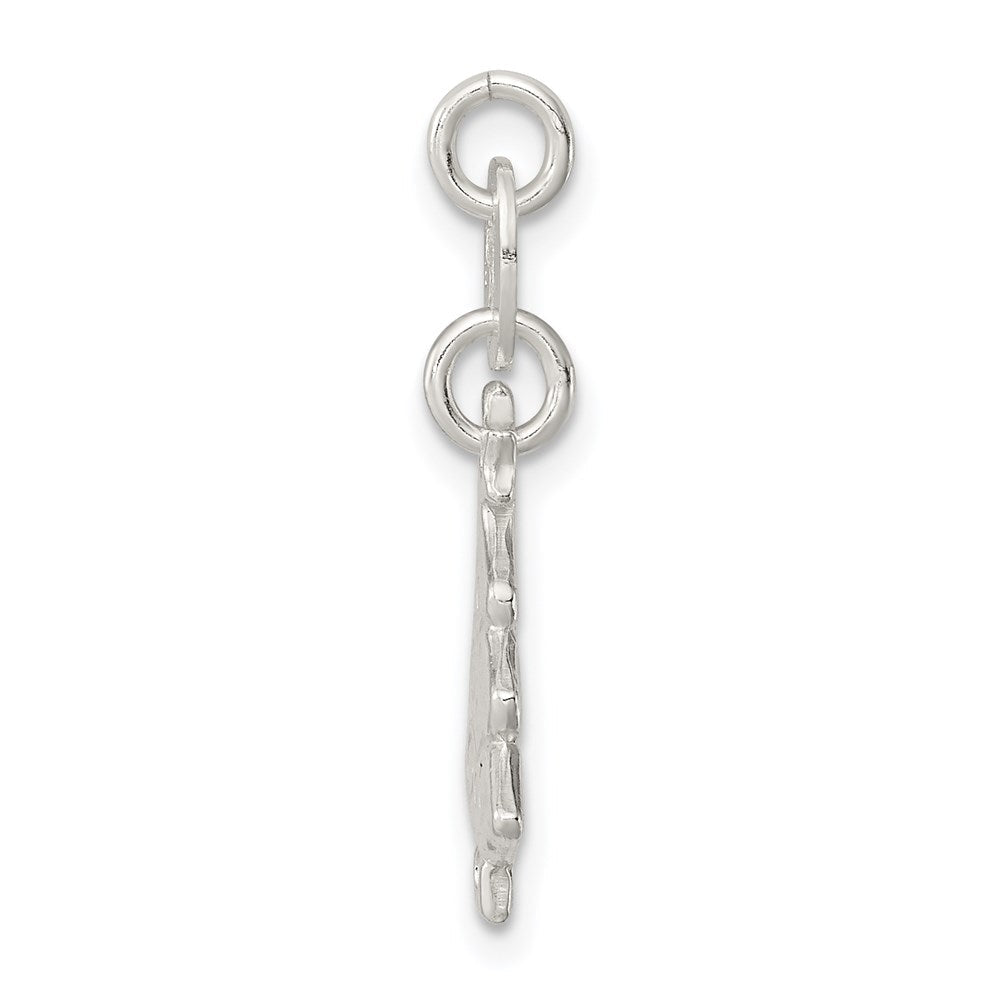 Sterlingsilber Poliert Weihnachten Baum Charm