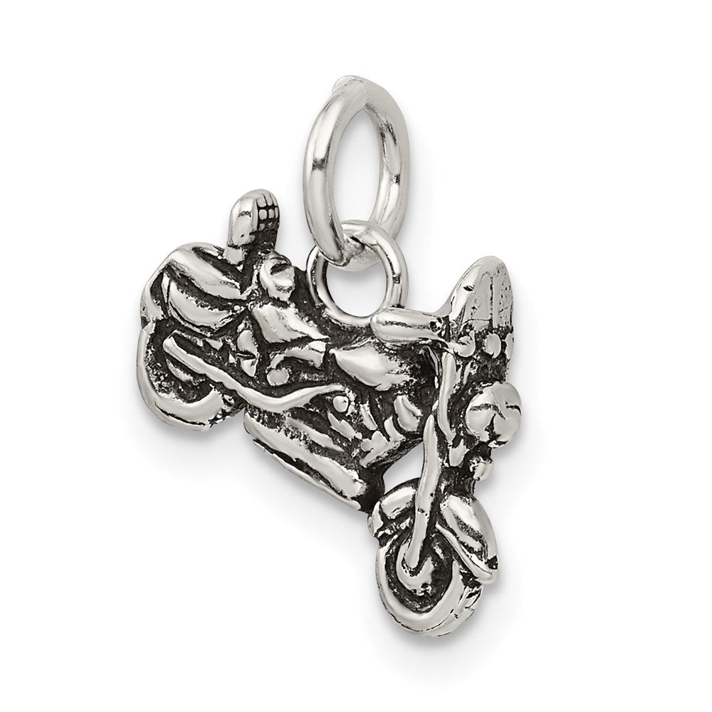 Sterlingsilber Antikisiert Motorcycle Charm