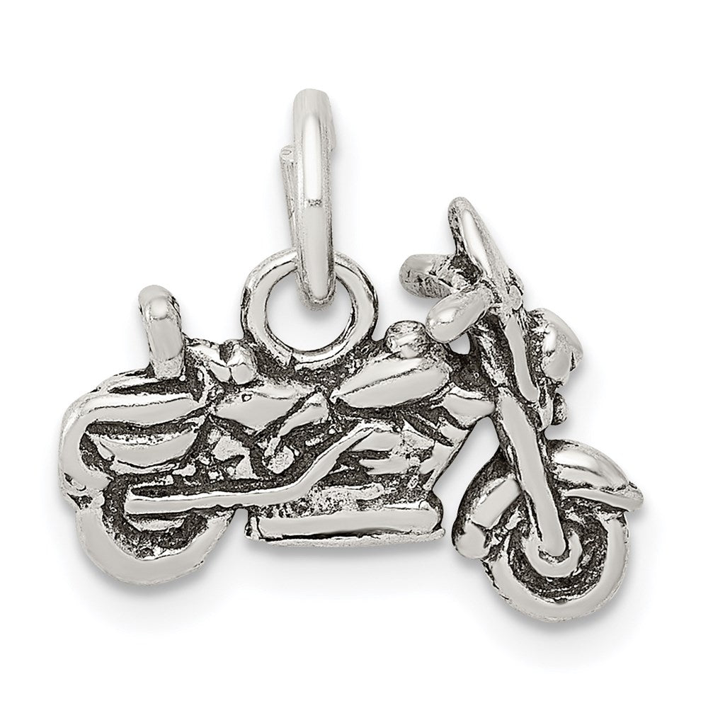 Sterlingsilber Antikisiert Motorcycle Charm