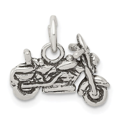 Sterlingsilber Antikisiert Motorcycle Charm