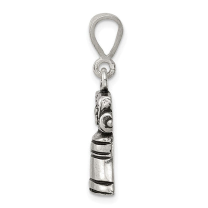 Sterlingsilber Antikisiert Bell Charm