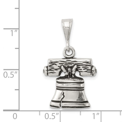 Sterlingsilber Antikisiert Bell Charm