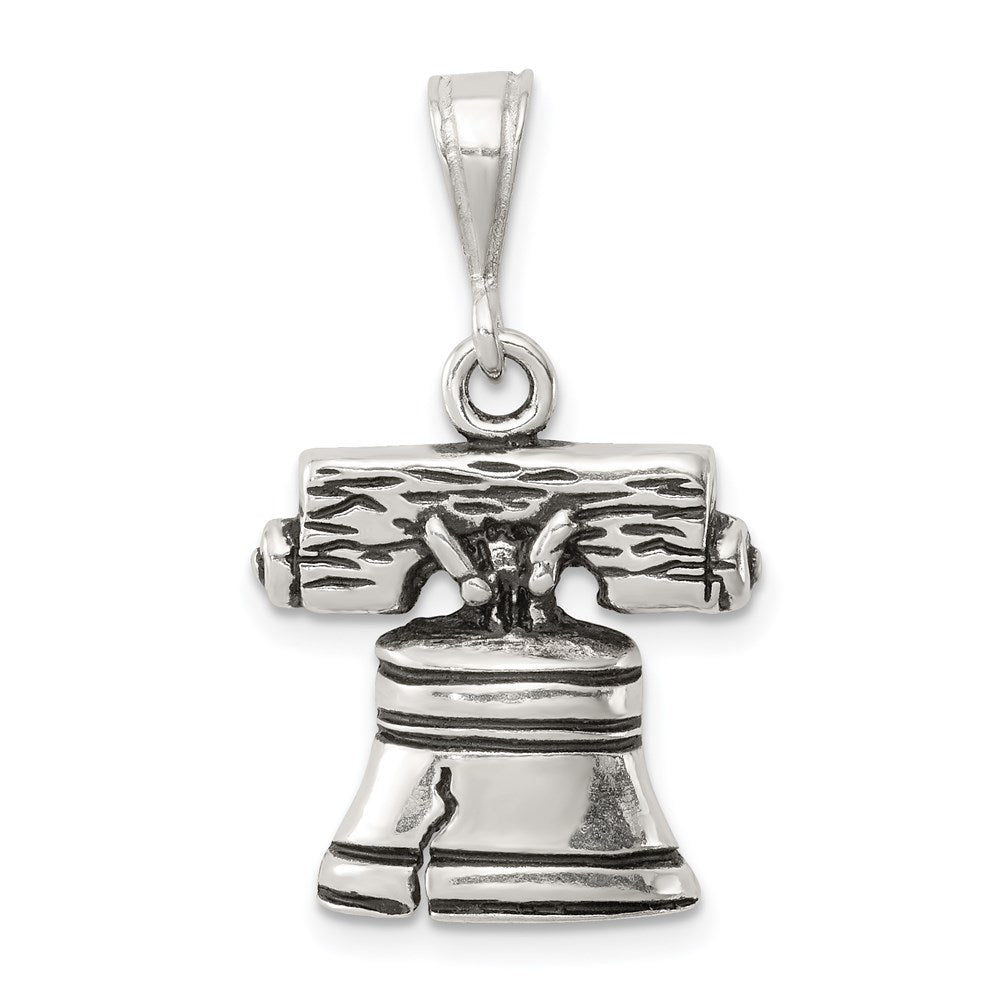 Sterlingsilber Antikisiert Bell Charm