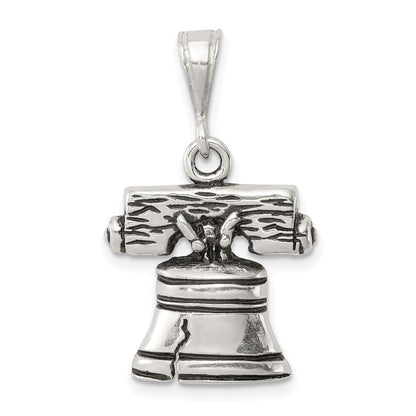 Sterlingsilber Antikisiert Bell Charm