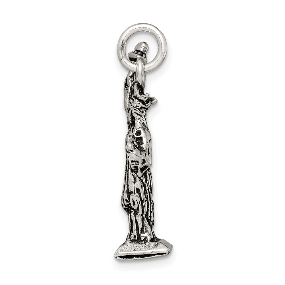 Sterlingsilber Antikisiert Statue Of Liberty Charm