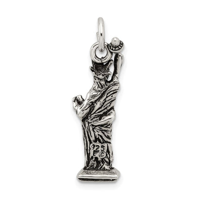 Sterlingsilber Antikisiert Statue Of Liberty Charm