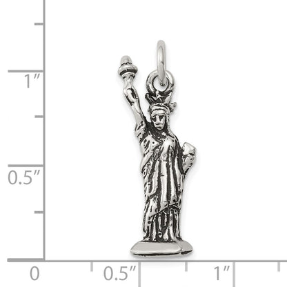 Sterlingsilber Antikisiert Statue Of Liberty Charm