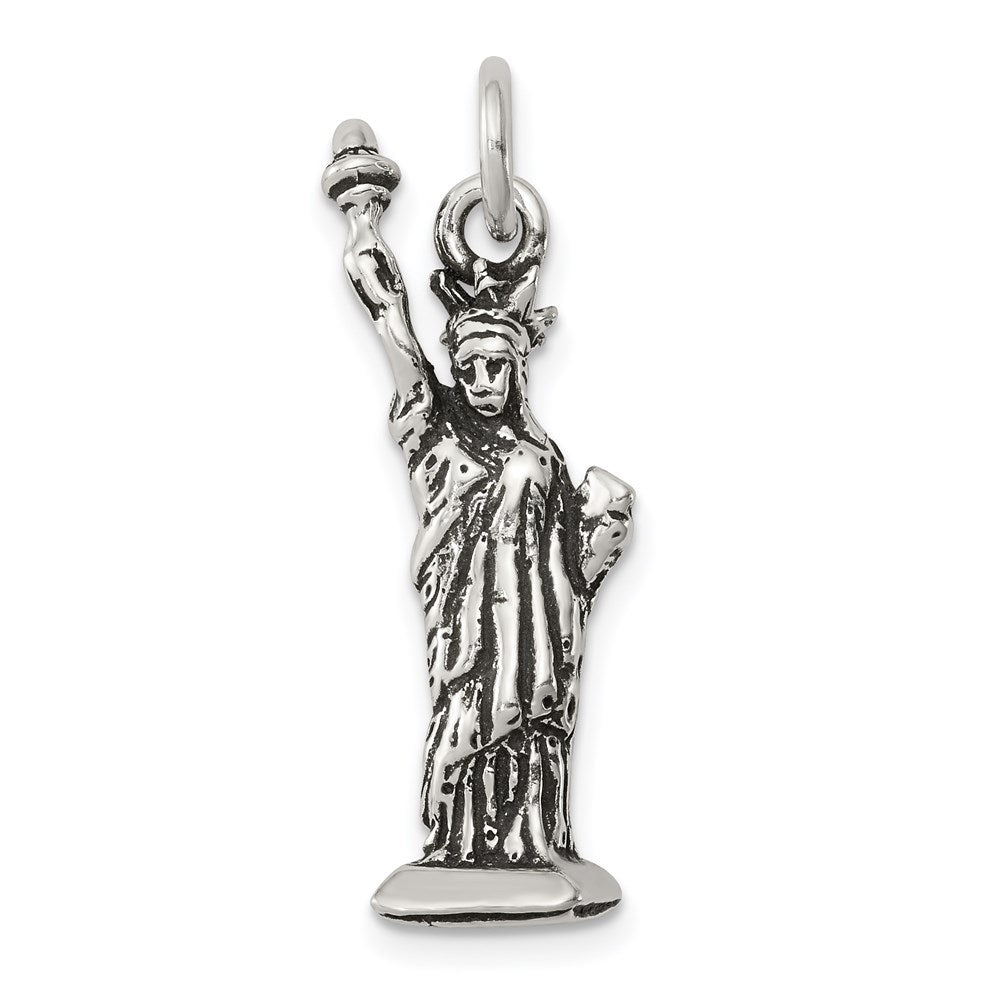 Sterlingsilber Antikisiert Statue Of Liberty Charm