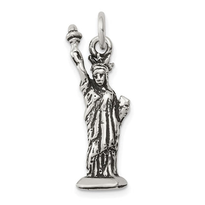 Sterlingsilber Antikisiert Statue Of Liberty Charm
