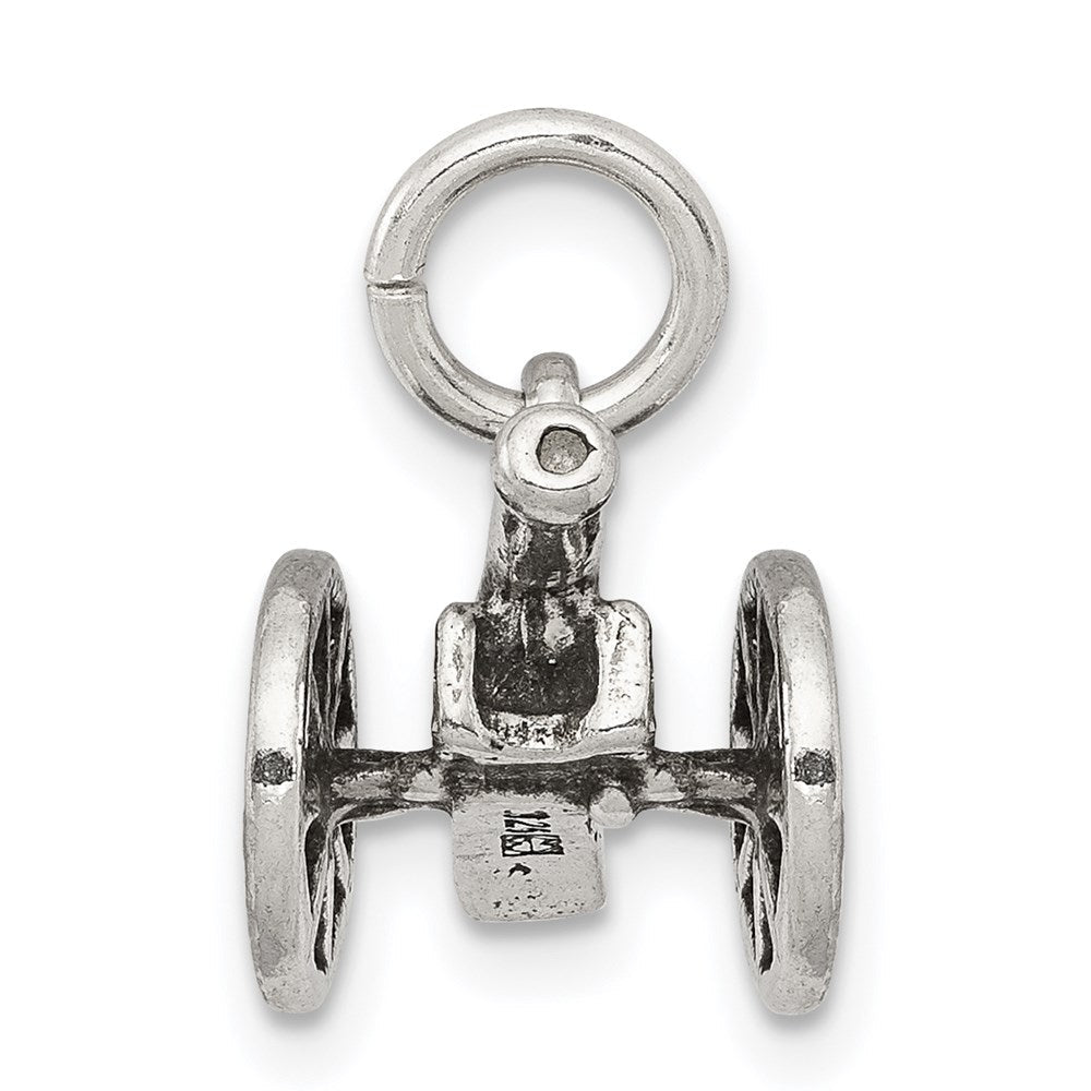 Sterlingsilber Antikisiert Cannon Charm