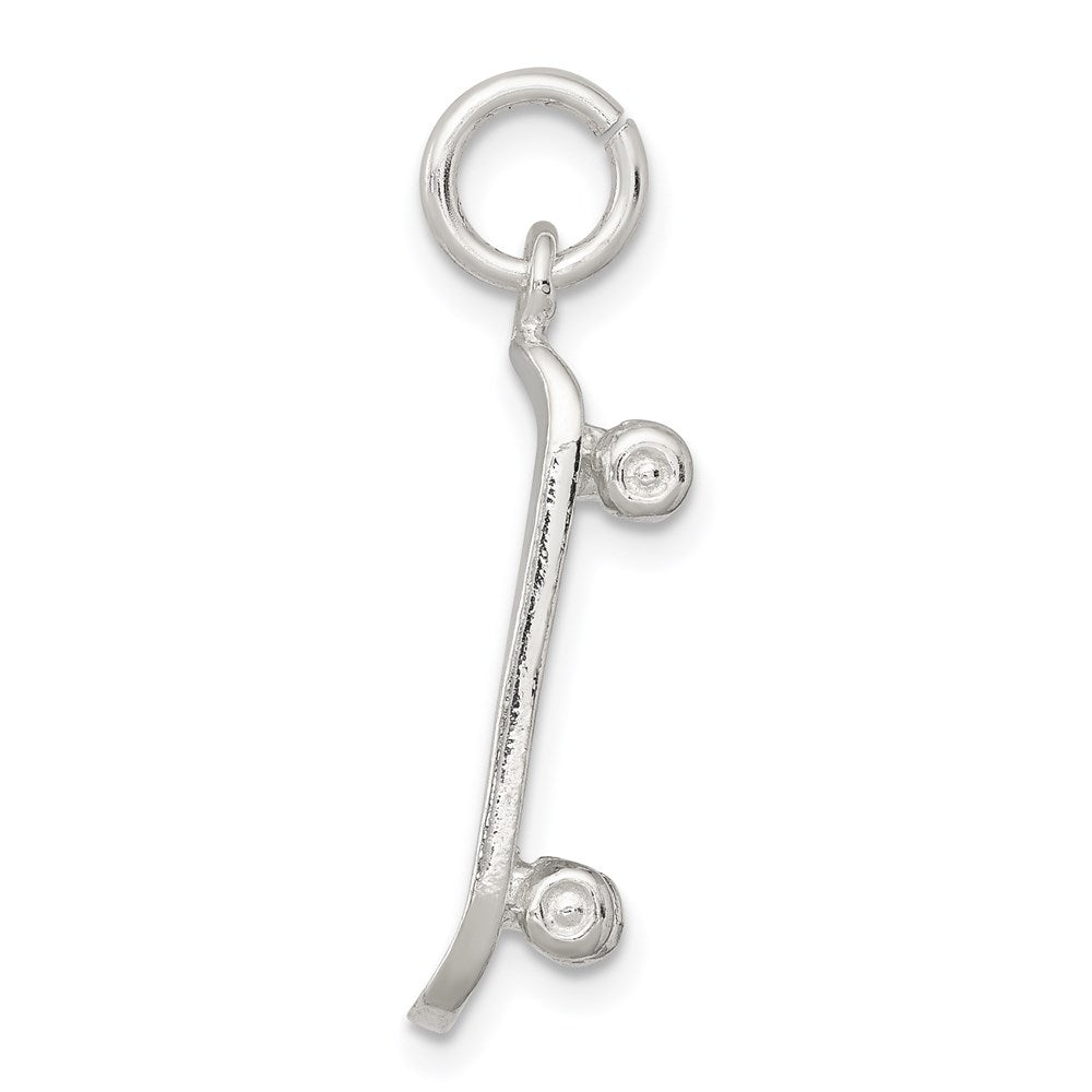 Sterlingsilber Skateboard Charm