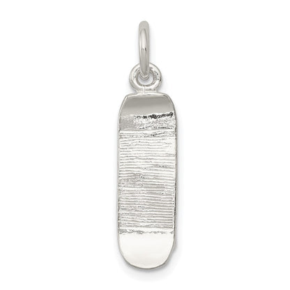 Sterlingsilber Skateboard Charm