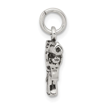 Sterlingsilber Antikisiert Pistol Charm