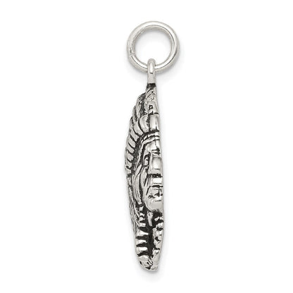 Sterlingsilber Antikisiert Man Charm