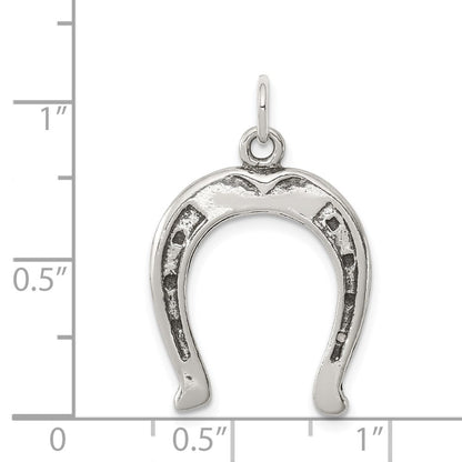 Sterlingsilber Antikisiert Hufeisen Charm