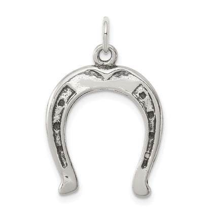 Sterlingsilber Antikisiert Hufeisen Charm