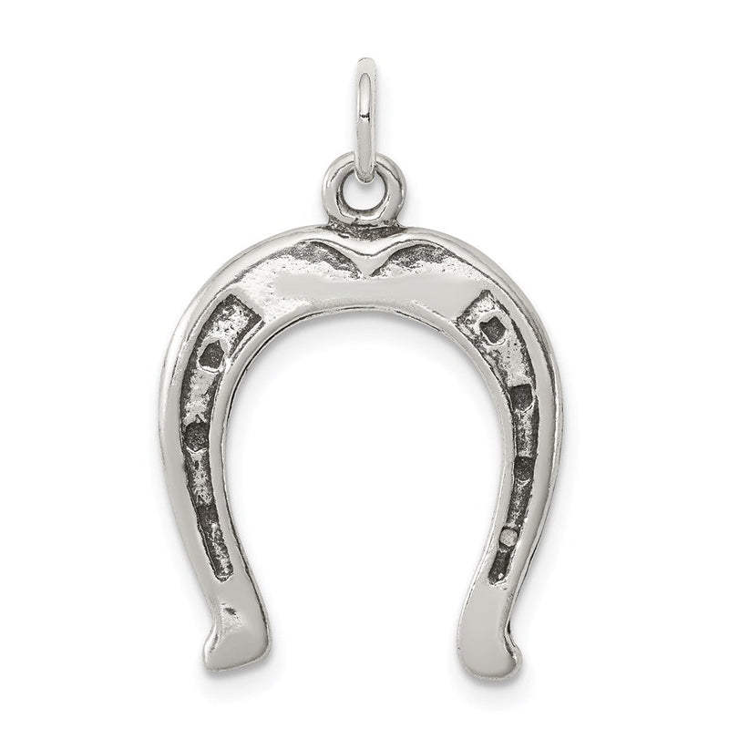 Sterlingsilber Antikisiert Hufeisen Charm