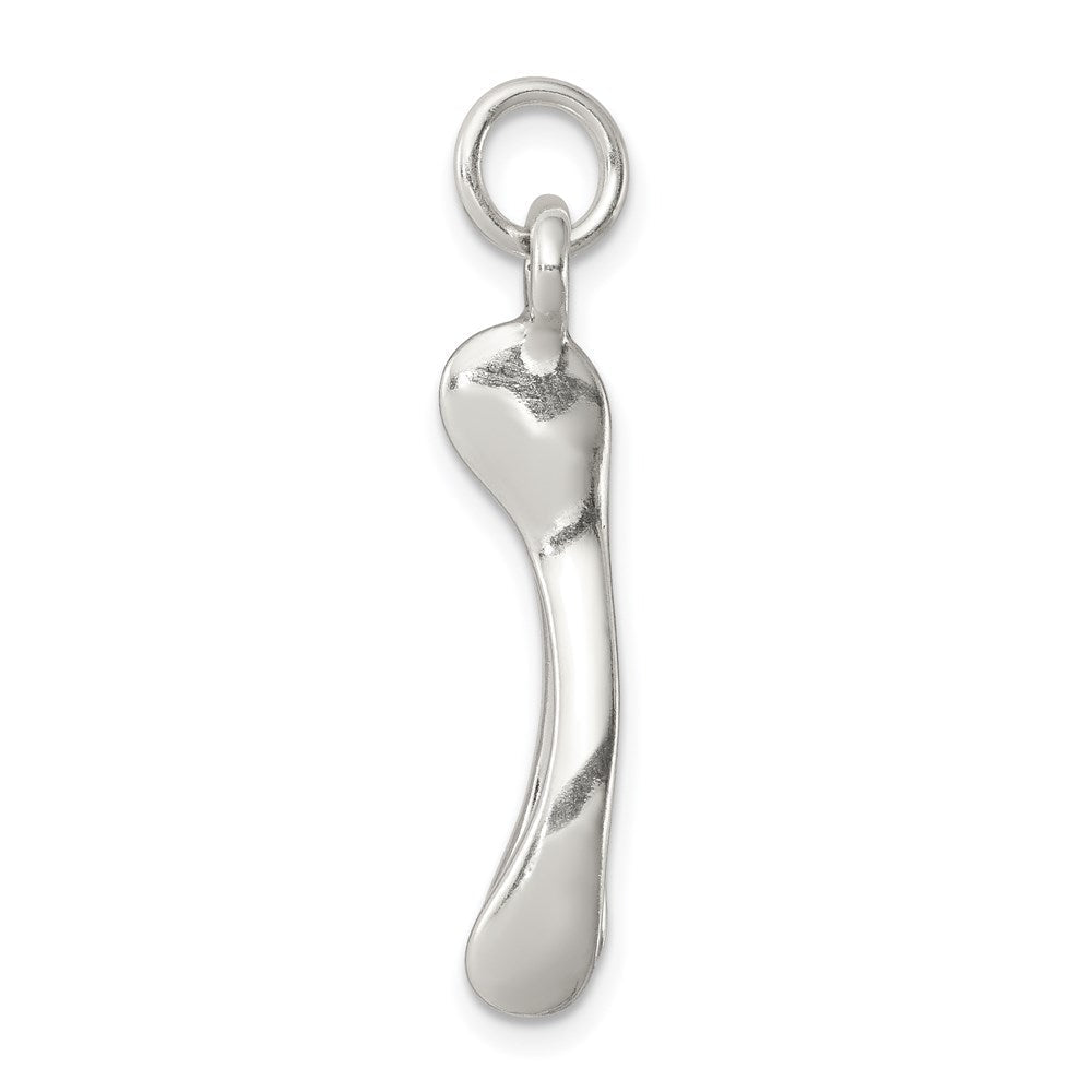 Sterlingsilber Antikisiert Wunsch Bone Charm