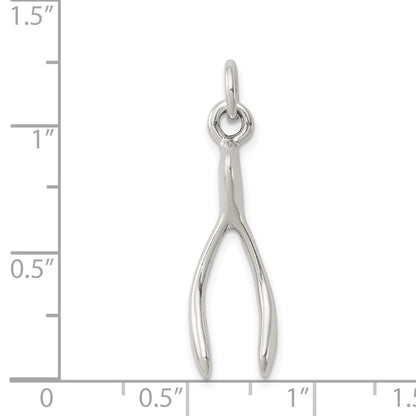 Sterlingsilber Antikisiert Wunsch Bone Charm