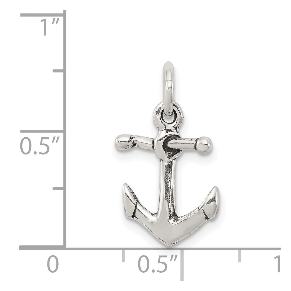 Sterlingsilber Antikisiert Anker Charm
