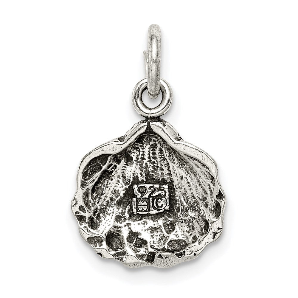 Sterlingsilber Antikisiert Seashell Charm