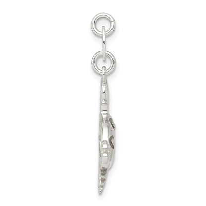 Sterlingsilber Poliert Krabbe Charm