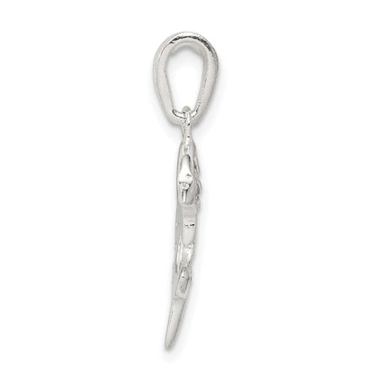 Sterlingsilber mit Zirkonia Delfin Anhänger