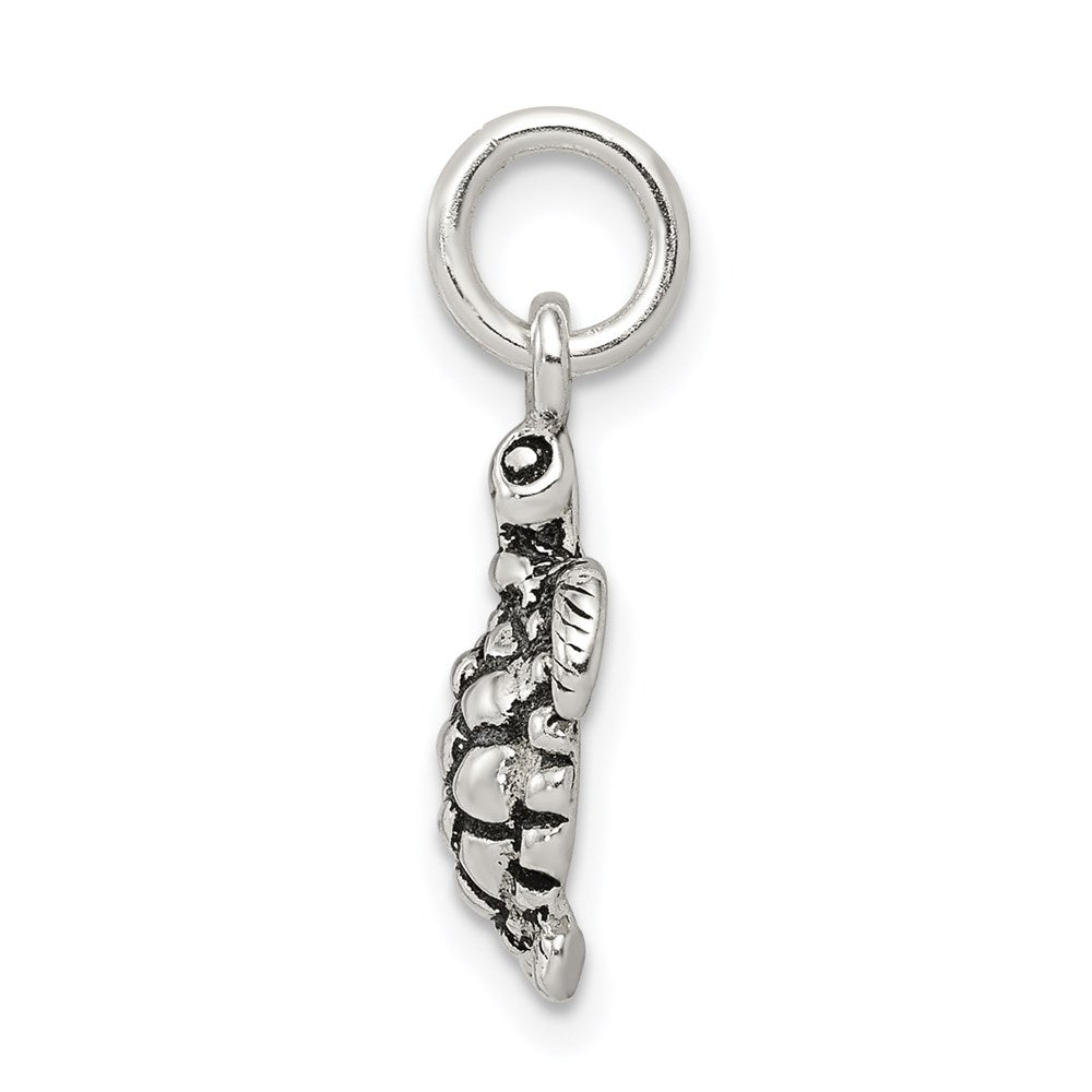 Sterlingsilber Antikisiert Schildkröte Charm