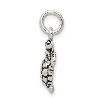 Sterlingsilber Antikisiert Schildkröte Charm