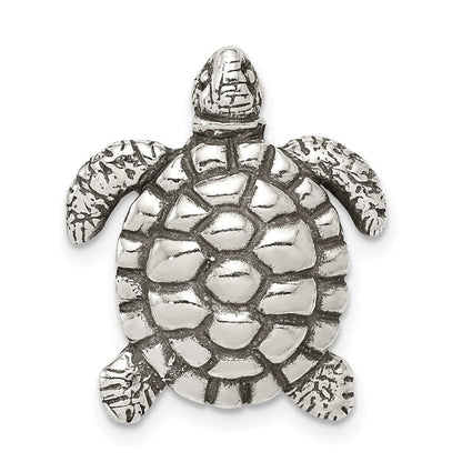 Sterlingsilber Antikisiert Schildkröte Charm