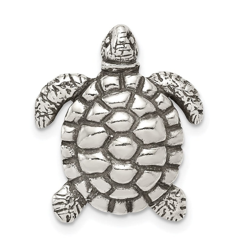 Sterlingsilber Antikisiert Schildkröte Charm