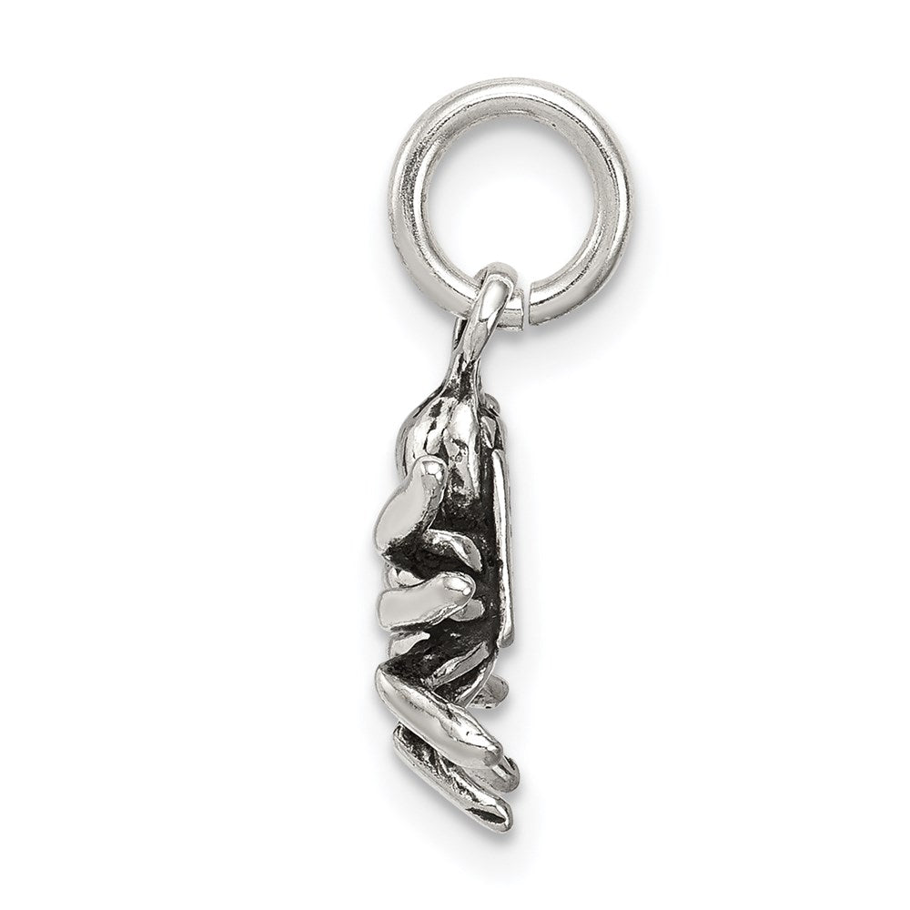 Sterlingsilber Antikisiert Spider Charm
