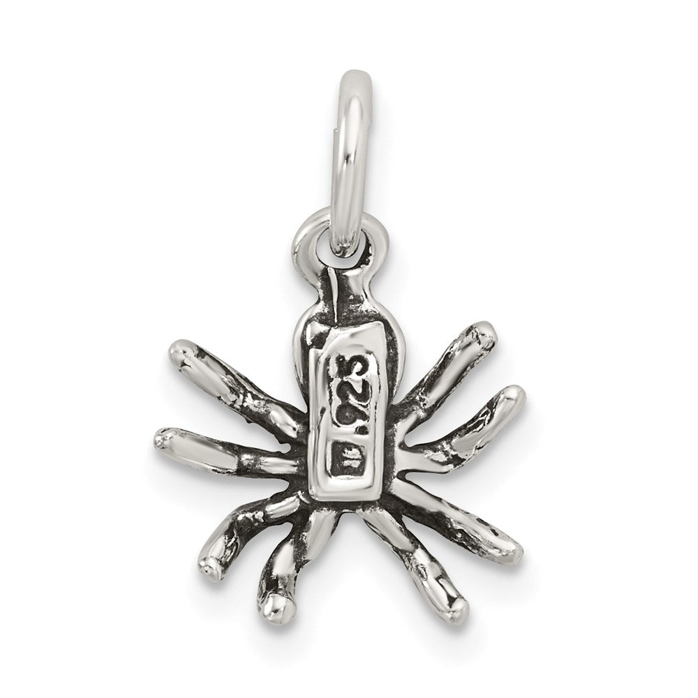 Sterlingsilber Antikisiert Spider Charm