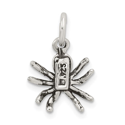 Sterlingsilber Antikisiert Spider Charm
