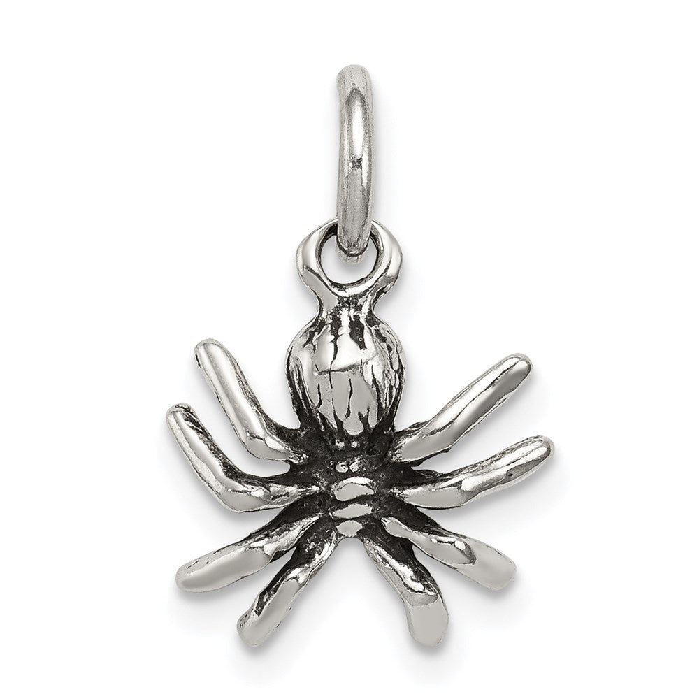 Sterlingsilber Antikisiert Spider Charm