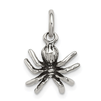 Sterlingsilber Antikisiert Spider Charm