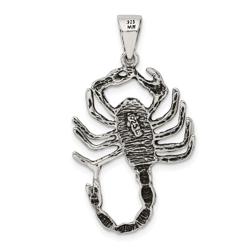 Sterlingsilber Antikisiert Scorpion Charm