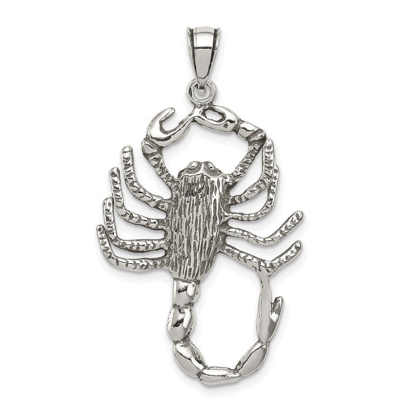 Sterlingsilber Antikisiert Scorpion Charm