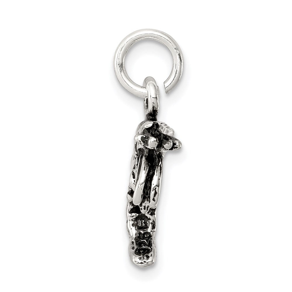 Sterlingsilber Antikisiert Shrimp Charm