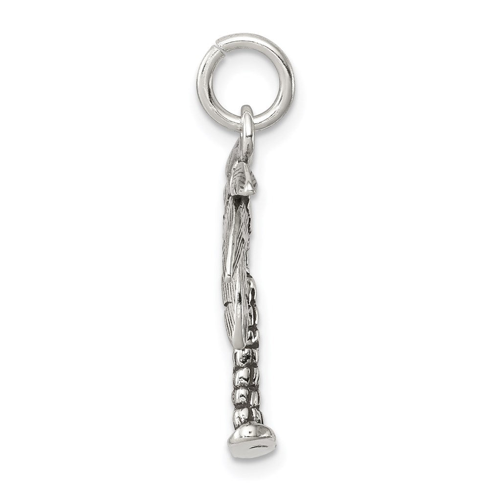 Sterlingsilber Antikisiert Palme Baum Charm