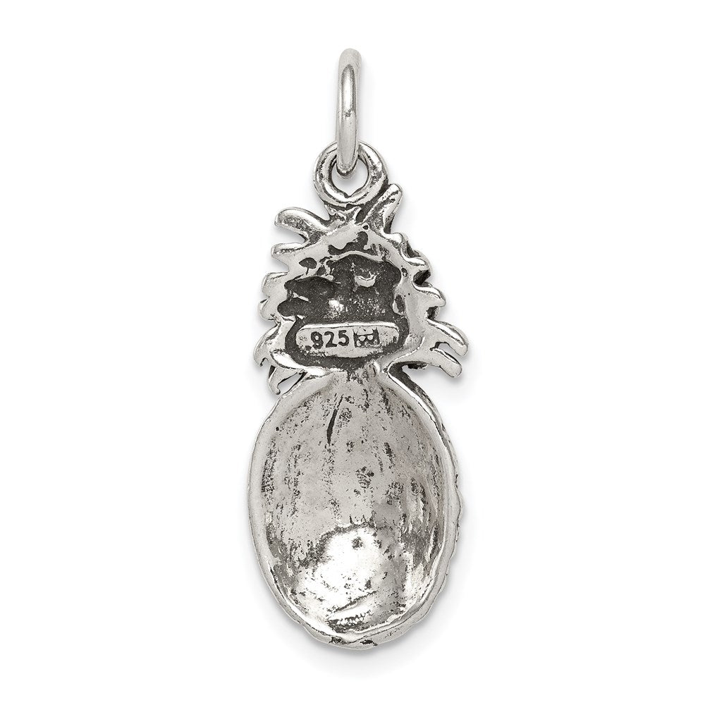 Sterlingsilber Antikisiert Pineapple Charm