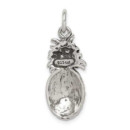 Sterlingsilber Antikisiert Pineapple Charm