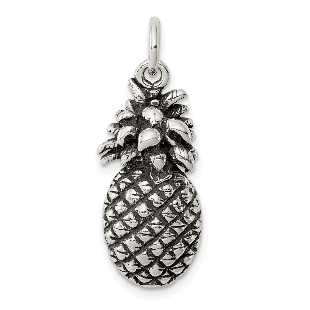 Sterlingsilber Antikisiert Pineapple Charm