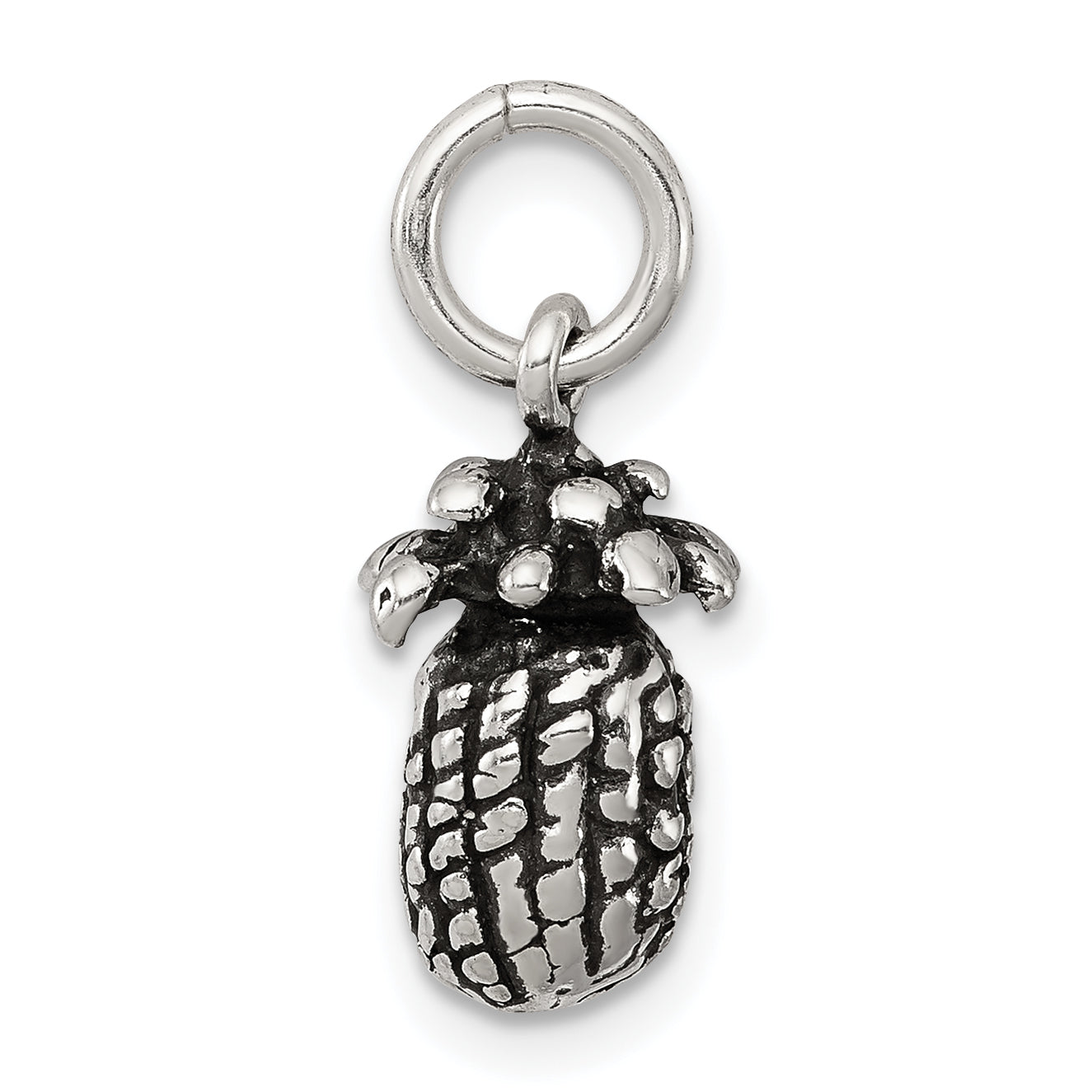 Sterlingsilber Antikisiert Pineapple Charm