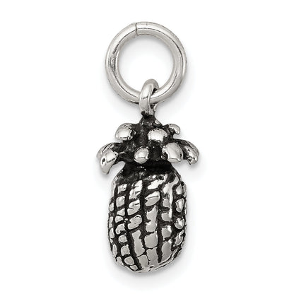 Sterlingsilber Antikisiert Pineapple Charm