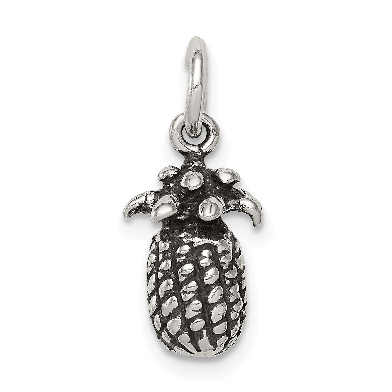 Sterlingsilber Antikisiert Pineapple Charm