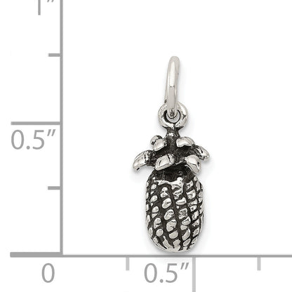 Sterlingsilber Antikisiert Pineapple Charm