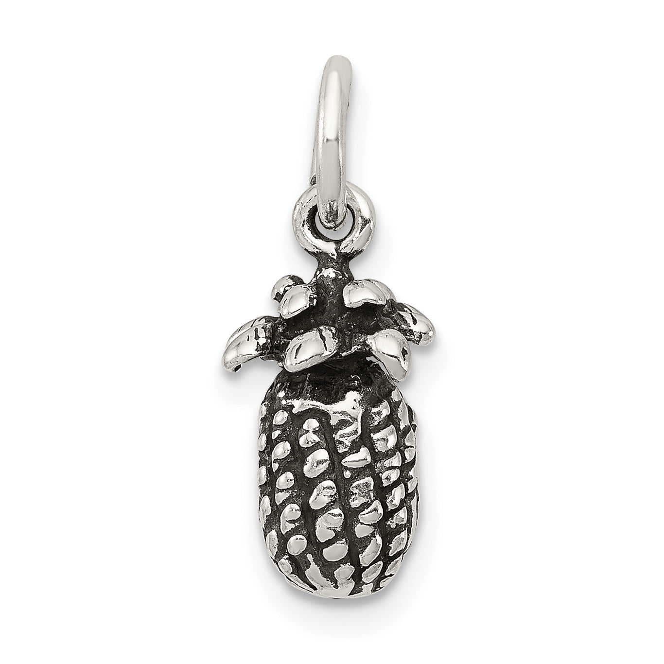 Sterlingsilber Antikisiert Pineapple Charm