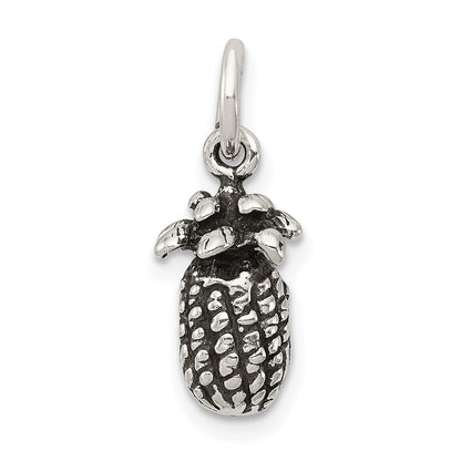 Sterlingsilber Antikisiert Pineapple Charm